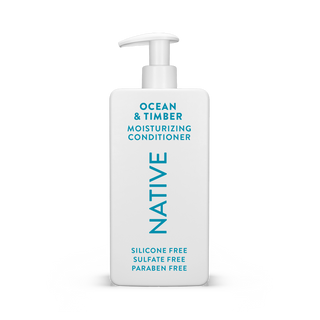Front of Native Ocean & Timber Moisturizing Conditioner bottle