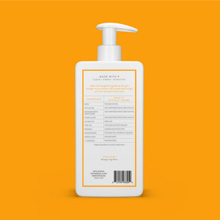 Back of Almond & Shea Butter Strengthening Conditioner bottle showing ingredient list and directions