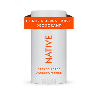 Native Citrus & Herbal Musk deodorant, aluminum-free and paraben-free, 2.65 oz stick