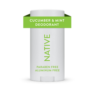 Native Cucumber & Mint deodorant, aluminum-free and paraben-free, 2.65 oz stick
