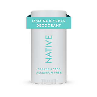 Native Jasmine & Cedar deodorant, aluminum-free and paraben-free, 2.65 oz stick