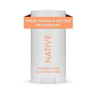 Native Sweet Peach & Nectar deodorant, aluminum-free and paraben-free, 2.65 oz stick
