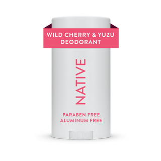 Native Wild Cherry & Yuzu deodorant, aluminum-free and paraben-free, 2.65 oz stick