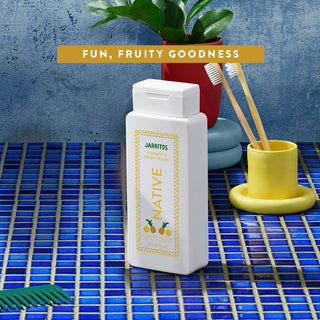 Native Jarritos - Pineapple Body Wash with Fun, fruity goodness text