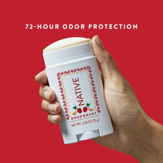 Native deodorant Jarritos limited edition with text reading 72-hour odorprotection